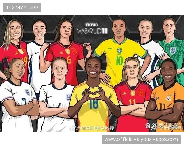 邦马蒂获FIFPRO女足年度最佳阵投票2953票，展现非门将球员的绝对统治力